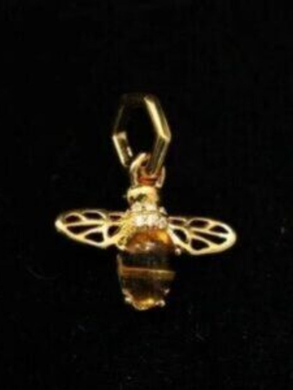 Gold Bee Charm - Picture 2 of 4